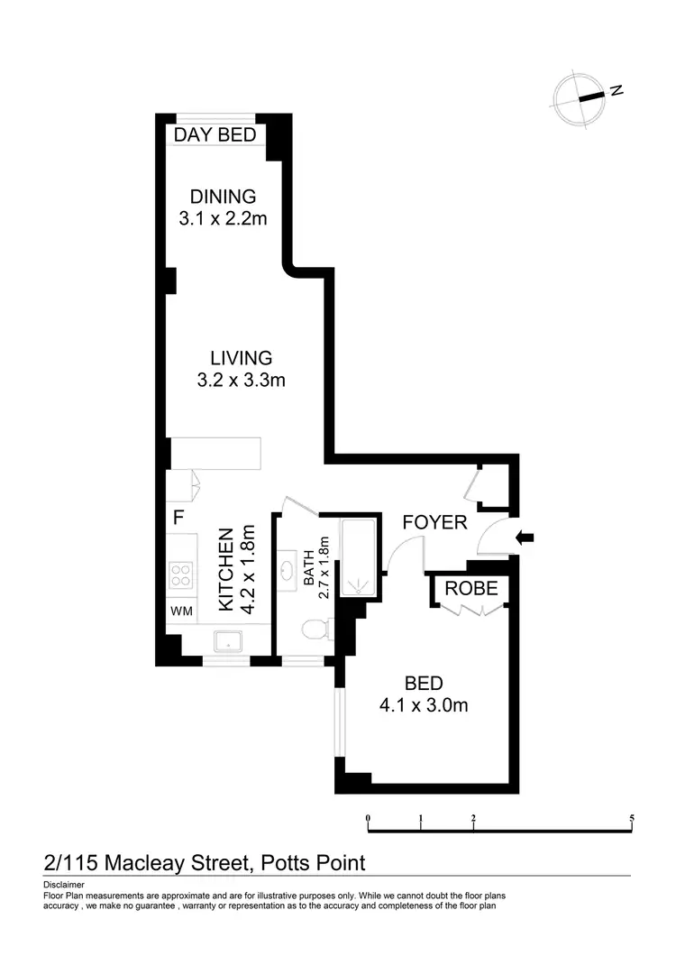 Floorplan of Homely apartment listing, 2/113-115 Macleay Street, Potts Point NSW 2011