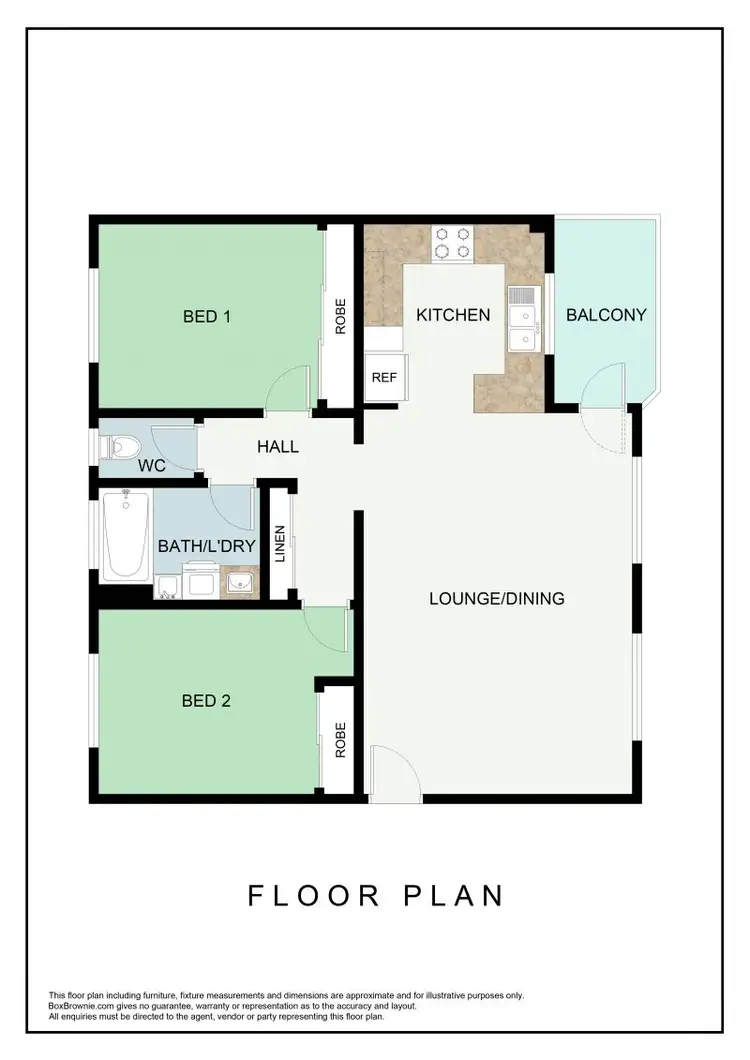 Floorplan of Homely unit listing, 7/39 Brighton Street, Biggera Waters QLD 4216