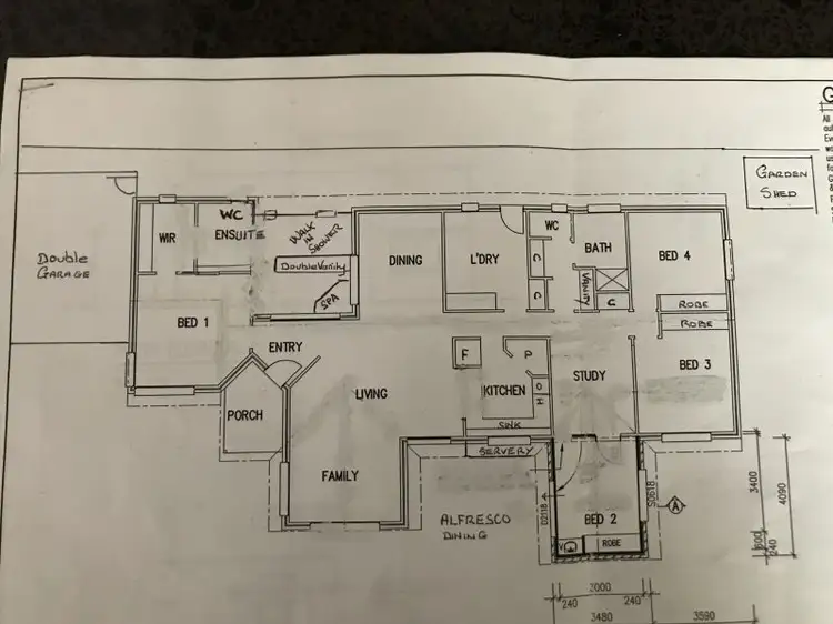 Floorplan of Homely house listing, 16 Riverview Crescent, Wangaratta VIC 3677