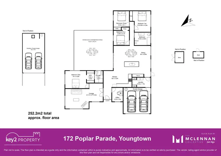 Floorplan of Homely house listing, 172 Poplar Parade, Youngtown TAS 7249