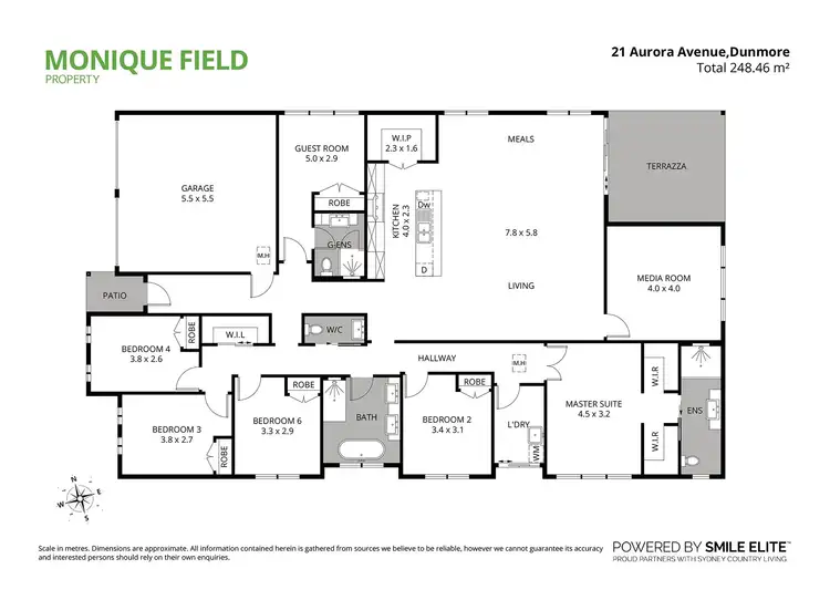 Floorplan of Homely house listing, 21 Aurora Avenue, Dunmore NSW 2529