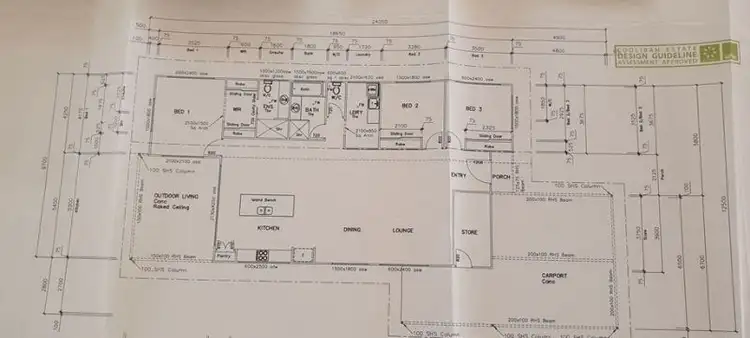 Floorplan of Homely house listing, 6 Collina Way, Kununurra WA 6743