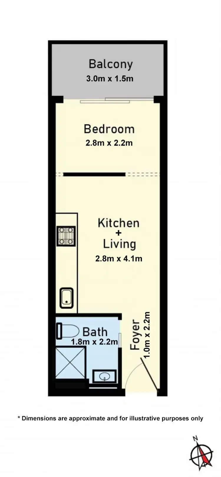 Floorplan of Homely apartment listing, Address available on request