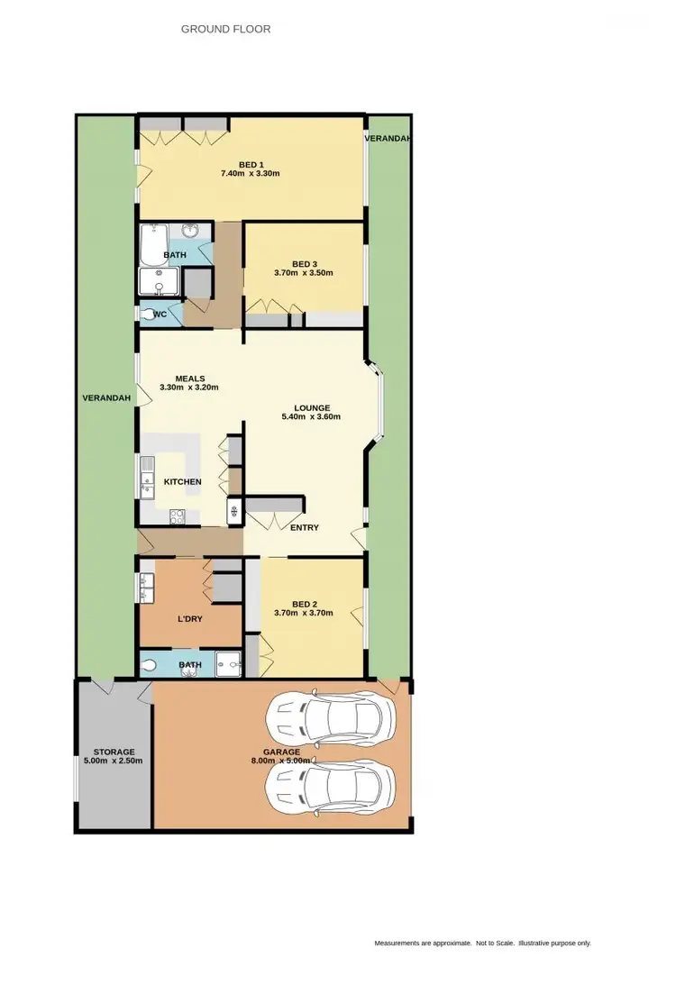 Floorplan of Homely house listing, 268 Highview Crescent, Lavington NSW 2641