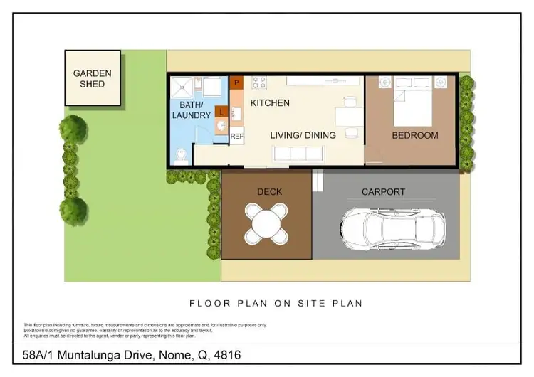Floorplan of Homely house listing, 58a/1 Muntalunga Drive, Nome QLD 4816