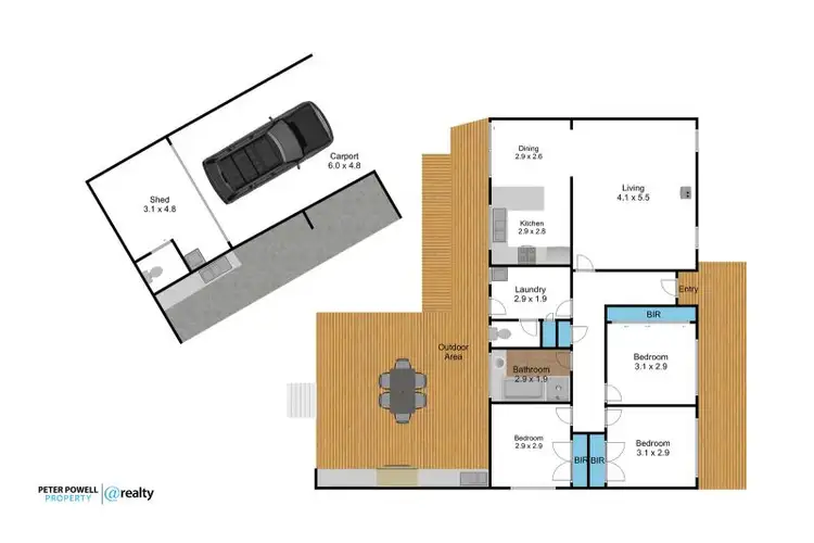 Floorplan of Homely house listing, 19 Thriptomene Street, Loch Sport VIC 3851