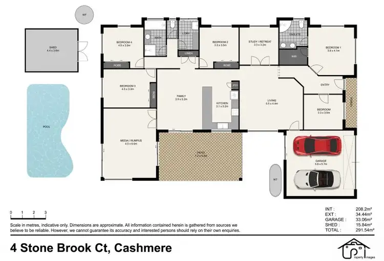 Floorplan of Homely house listing, 4 Stone Brook Court, Cashmere QLD 4500