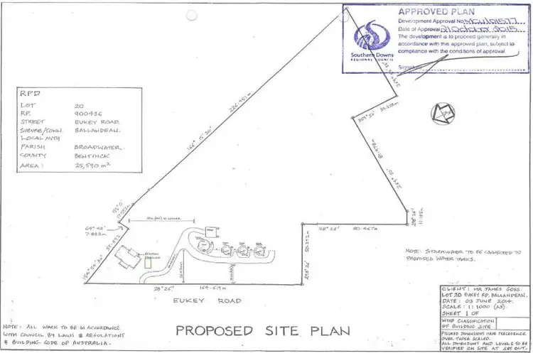 Floorplan of Homely house listing, 2635 Eukey Road, Ballandean QLD 4382