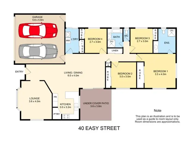 Floorplan of Homely house listing, 40 Easy Street, Loganholme QLD 4129