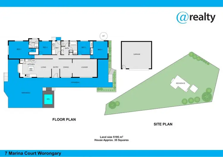 Floorplan of Homely house listing, 7 Marina Court, Worongary QLD 4213