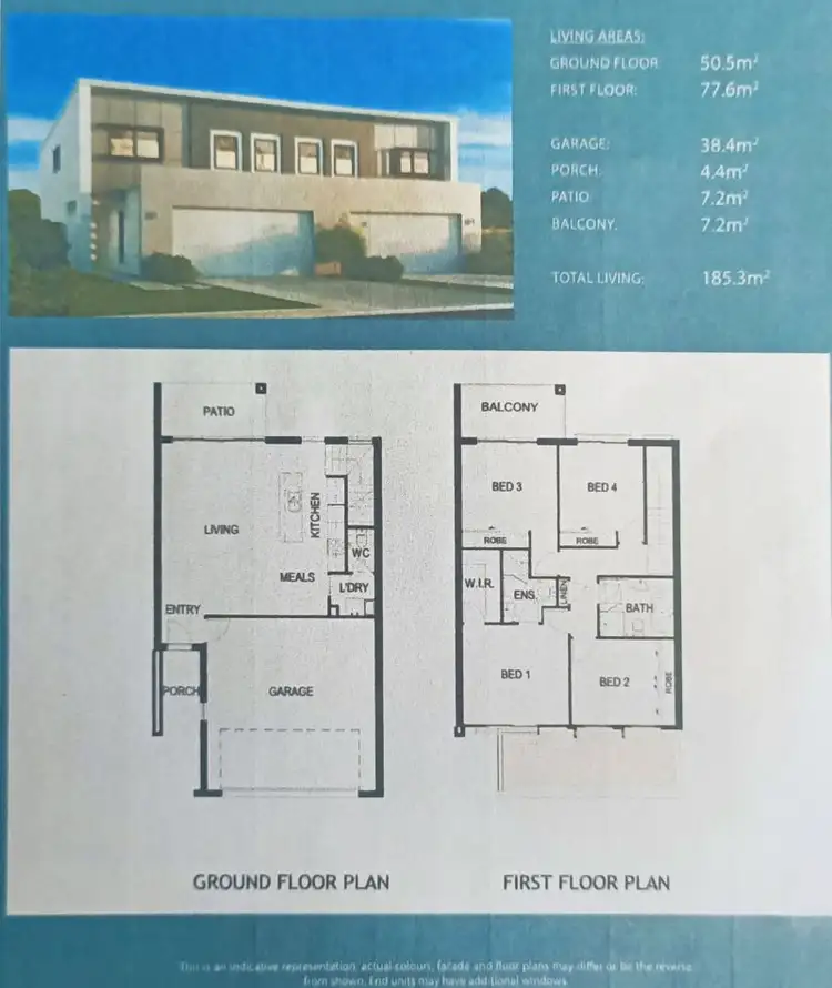 Floorplan of Homely townhouse listing, 49/54-58 Mount Cotton Road, Capalaba QLD 4157