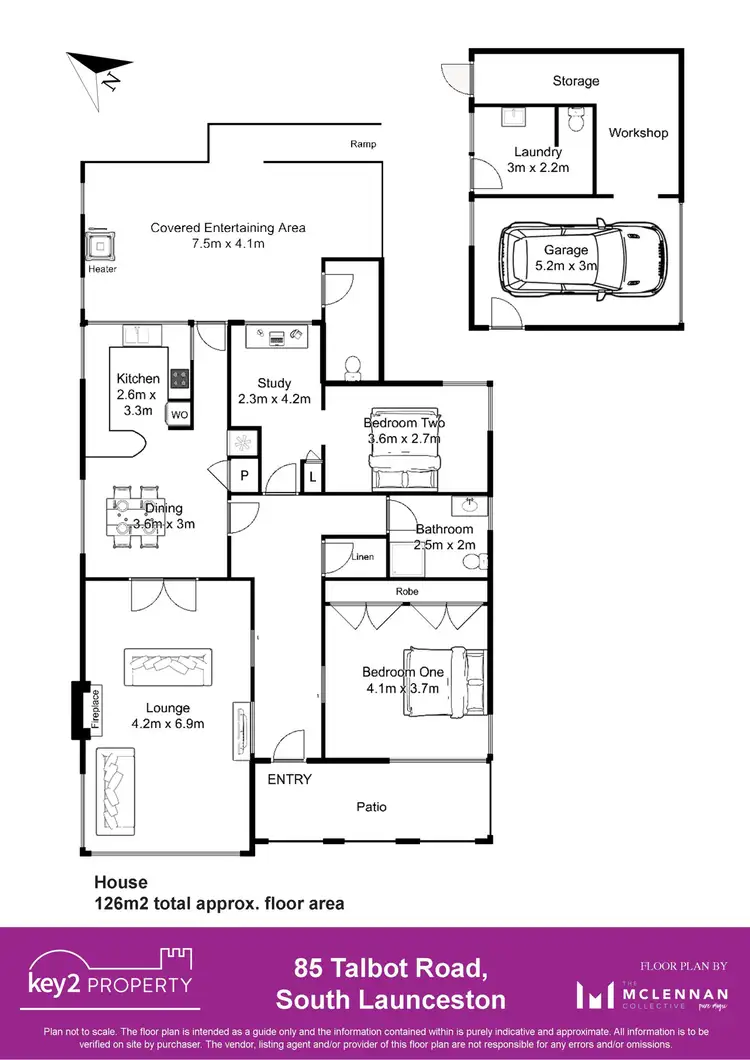 Floorplan of Homely house listing, 85 Talbot Road, South Launceston TAS 7249
