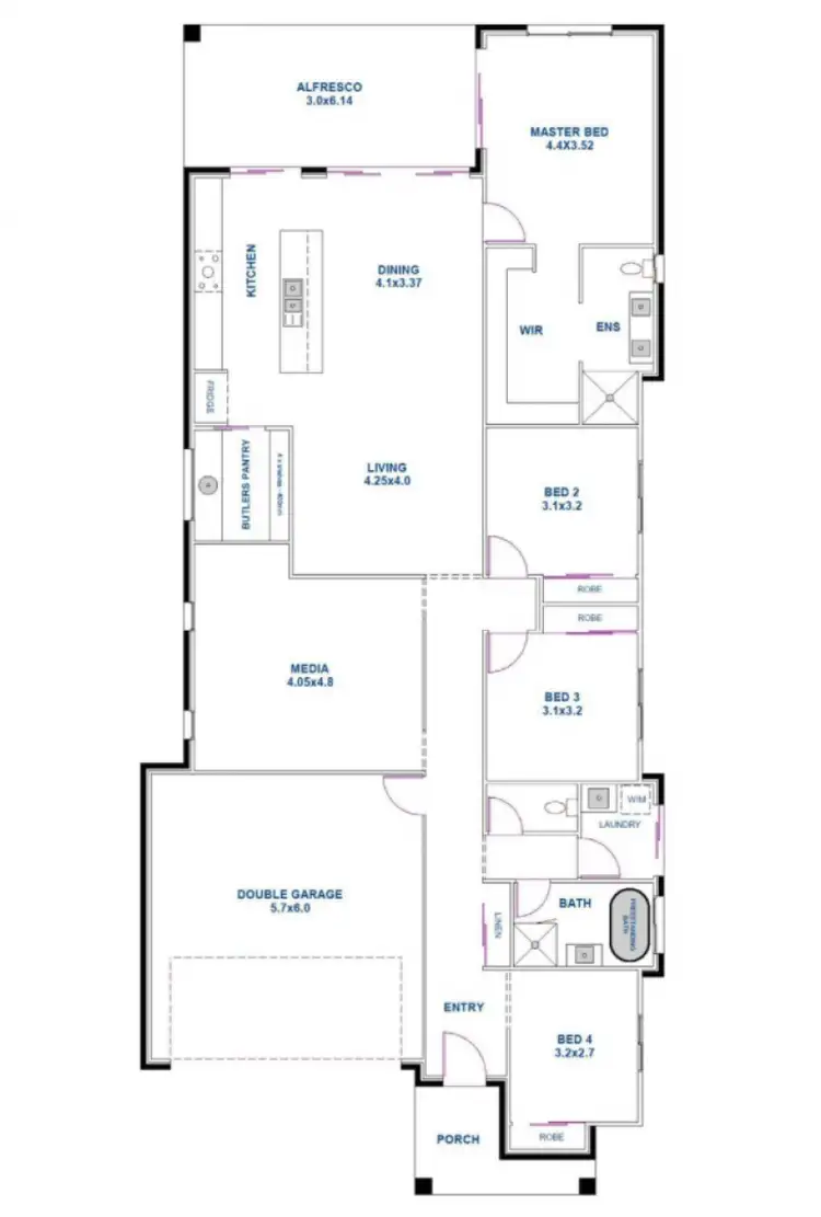 Floorplan of Homely house listing, 7 Newton Street, Burpengary East QLD 4505