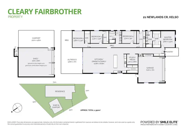 Floorplan of Homely house listing, 21 Newlands Crescent, Kelso NSW 2795