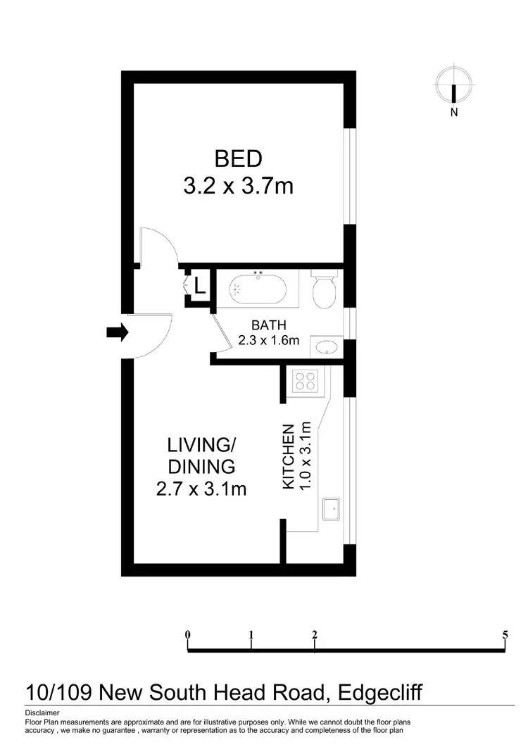 Floorplan of Homely apartment listing, 10/109 New South Head Road, Edgecliff NSW 2027