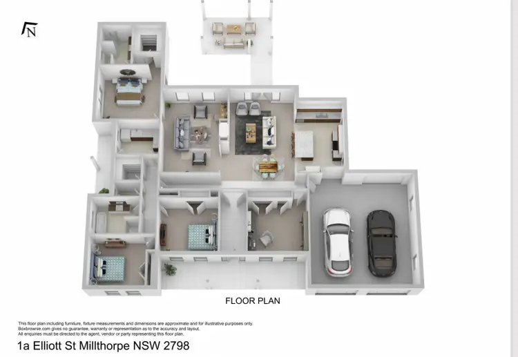 Floorplan of Homely house listing, 1a Elliott Street, Millthorpe NSW 2798