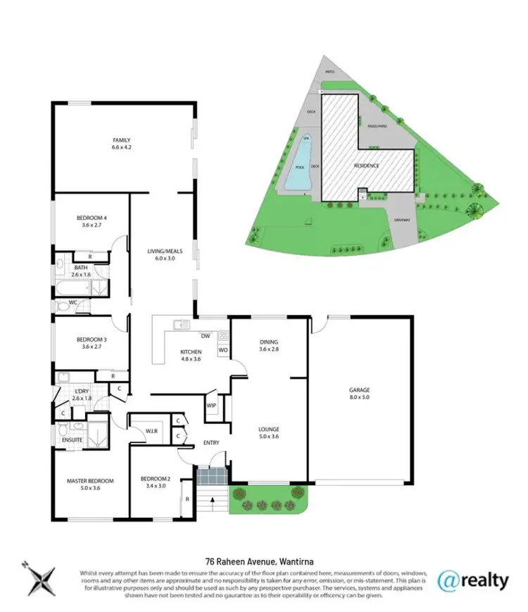 Floorplan of Homely house listing, 76 Raheen Avenue, Wantirna VIC 3152