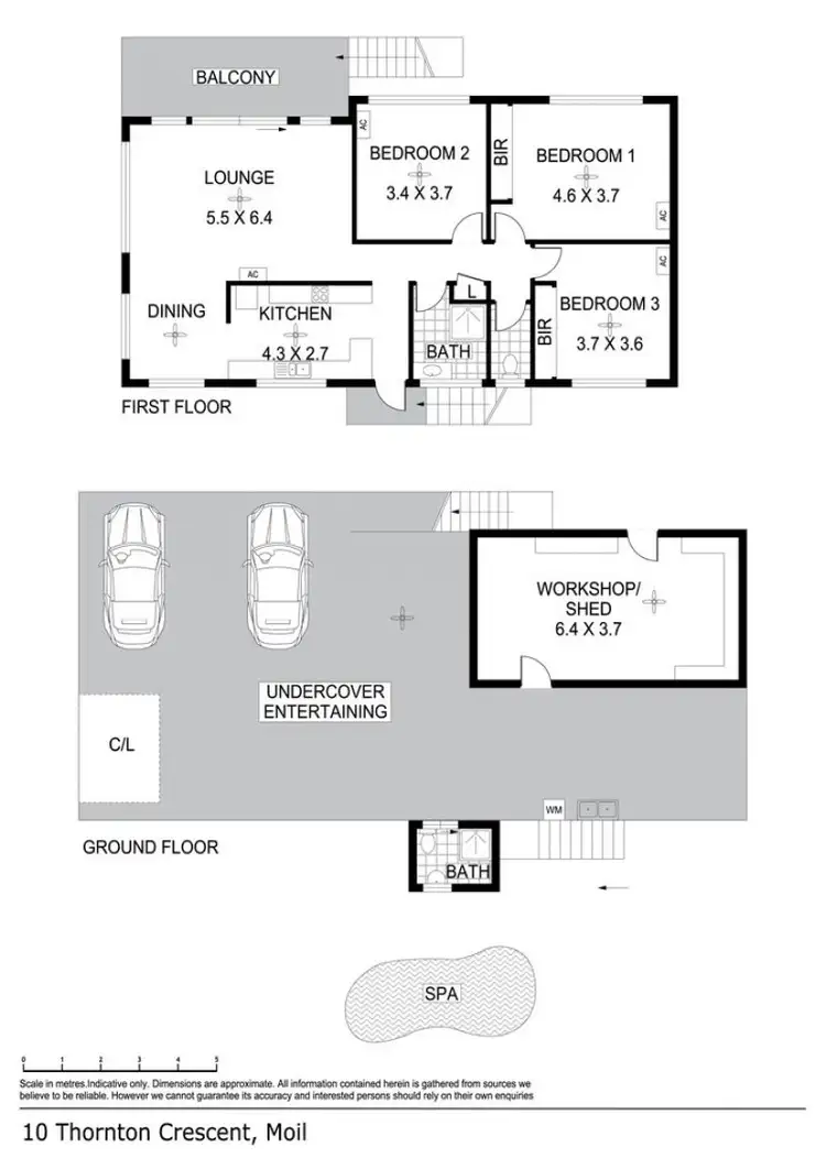 Floorplan of Homely house listing, 10 Thornton Crescent, Moil NT 810