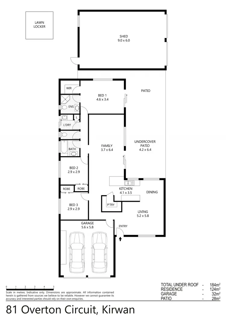 Floorplan of Homely house listing, 81 Overton Circuit, Kirwan QLD 4817