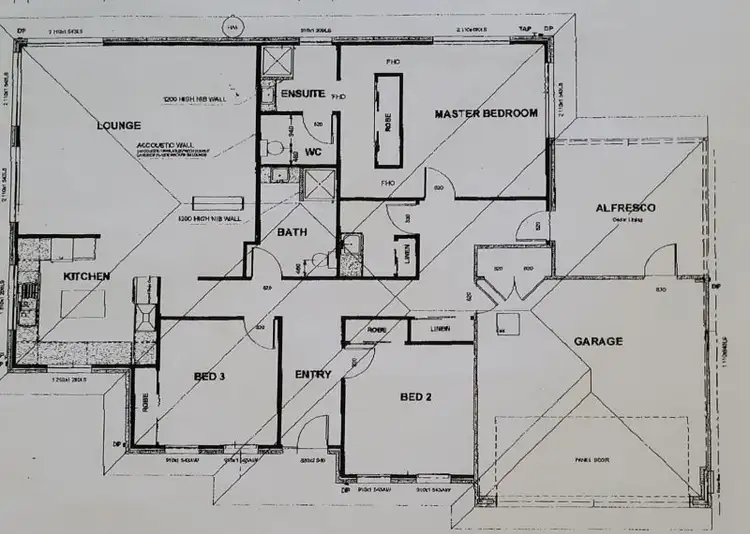 Floorplan of Homely house listing, 12 Dr Dunlop Grove, Northam WA 6401