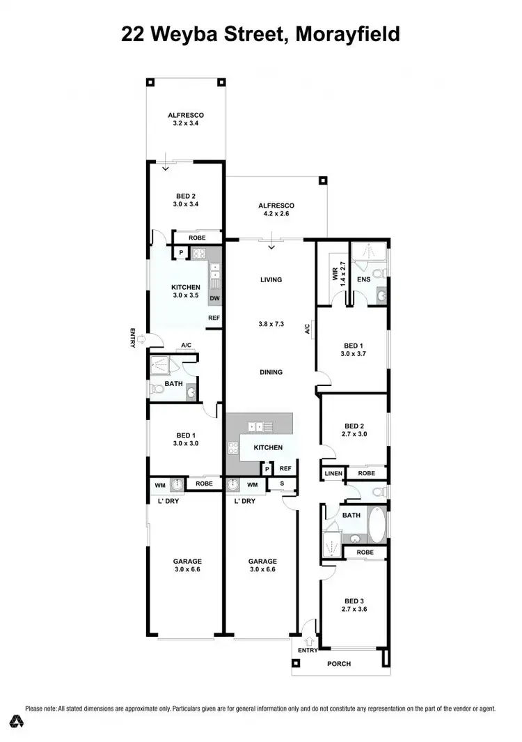 Floorplan of Homely house listing, 22 Weyba Street, Morayfield QLD 4506