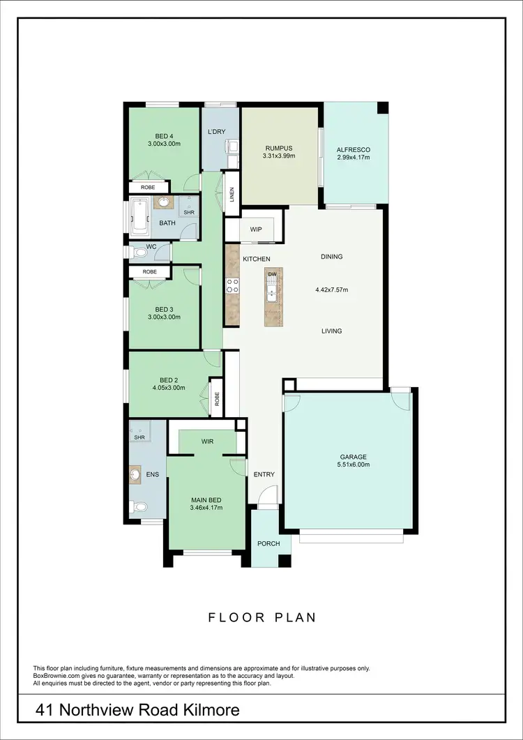 Floorplan of Homely house listing, 41 Northview Road, Kilmore VIC 3764