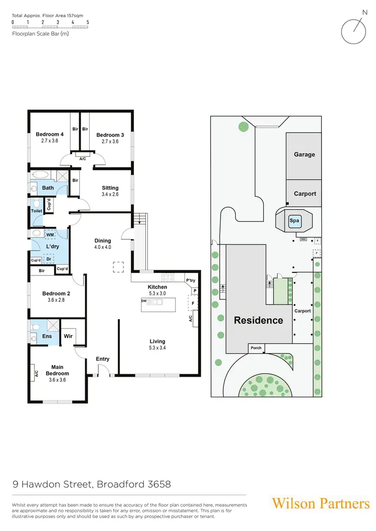 Floorplan of Homely house listing, 9 Hawdon Street, Broadford VIC 3658