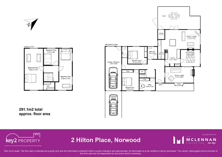 Floorplan of Homely house listing, 2 Hilton Place, Norwood TAS 7250