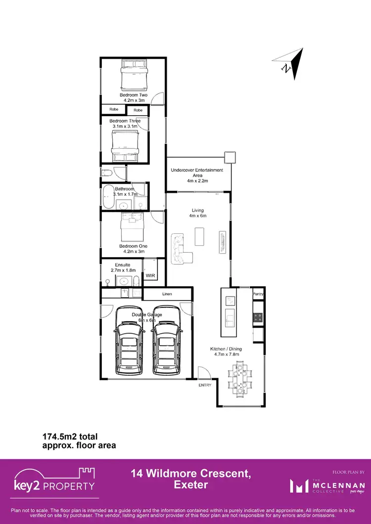 Floorplan of Homely house listing, 14 Wildmore Crescent, Exeter TAS 7275