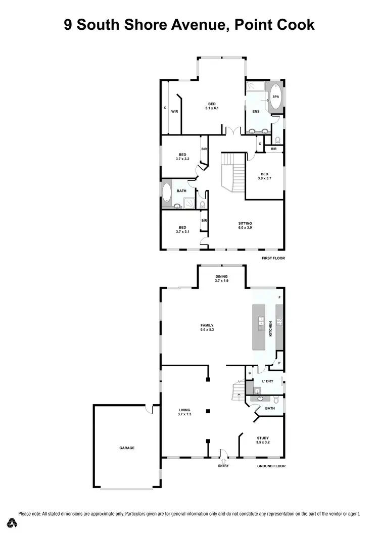 Floorplan of Homely house listing, 9 South Shore Avenue, Point Cook VIC 3030