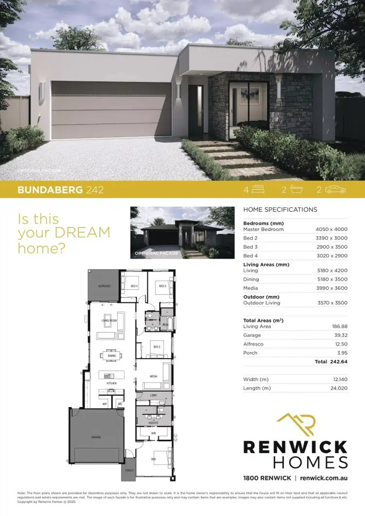 Floorplan of Homely house listing, 43 Panorama Drive, Springfield QLD 4300