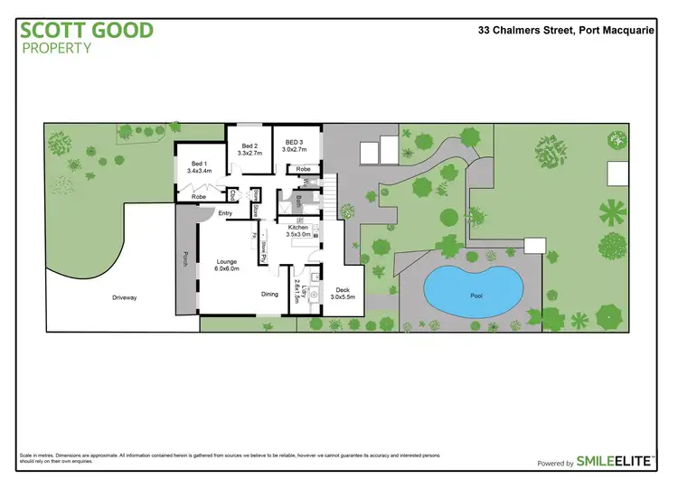 Floorplan of Homely house listing, 33 Chalmers Street, Port Macquarie NSW 2444