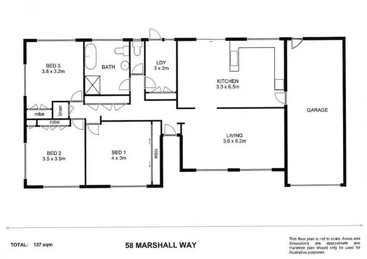 Floorplan of Homely house listing, 58 Marshall Way, Nambucca Heads NSW 2448