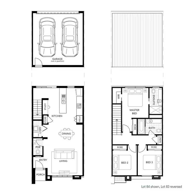 Floorplan of Homely townhouse listing, Lot 84 Harvest Home Road, Wollert VIC 3750