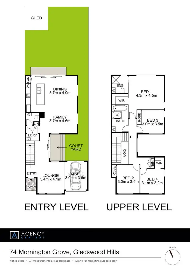 Floorplan of Homely house listing, 74 Mornington Grove, Gledswood Hills NSW 2557