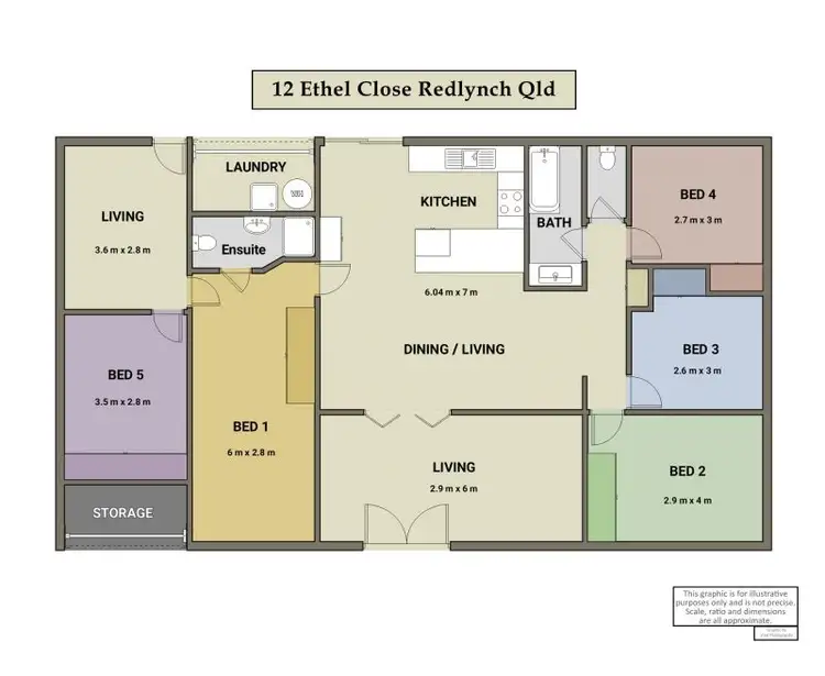 Floorplan of Homely house listing, 12 Ethel Close, Redlynch QLD 4870