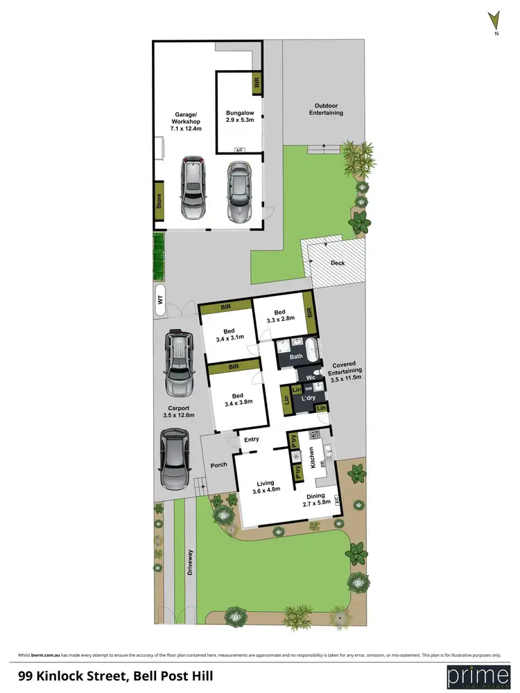 Floorplan of Homely house listing, 99 Kinlock Street, Bell Post Hill VIC 3215