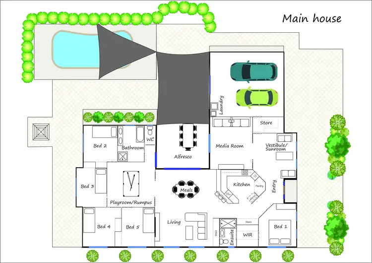 Floorplan of Homely house listing, 29 Sturt Drive, Glenlee QLD 4711