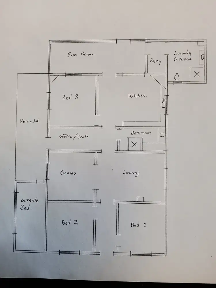 Floorplan of Homely house listing, 21 Hall Street, Cummins SA 5631