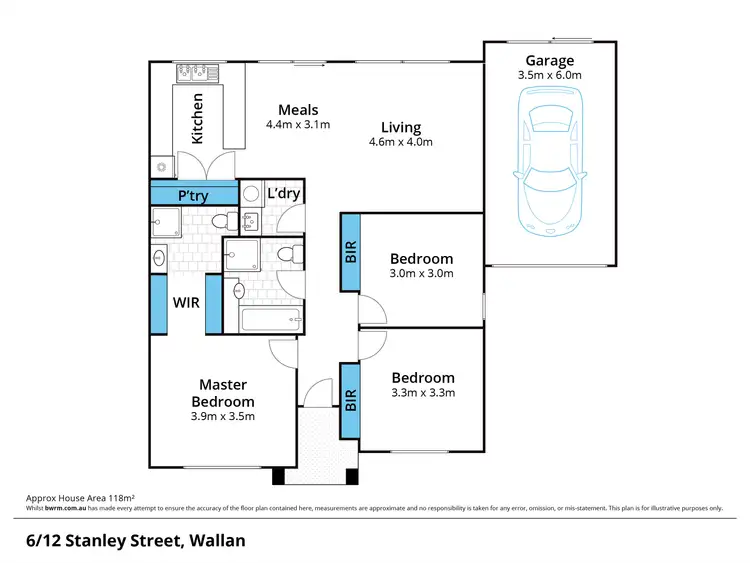 Floorplan of Homely unit listing, 6/12 Stanley Street, Wallan VIC 3756