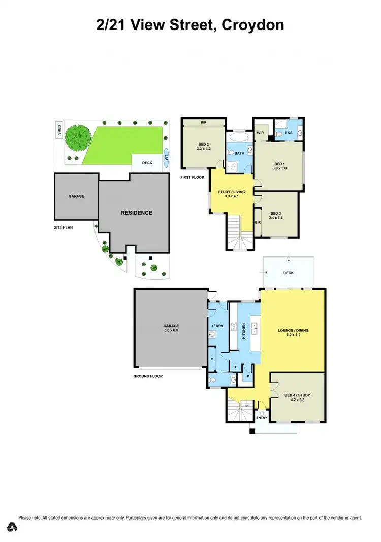Floorplan of Homely townhouse listing, 2/21 View Street, Croydon VIC 3136