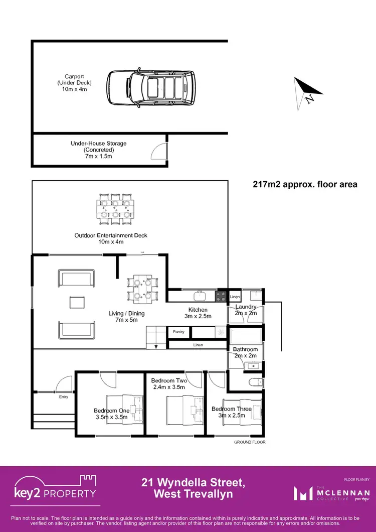 Floorplan of Homely house listing, 21 Wyndella Street, West Launceston TAS 7250