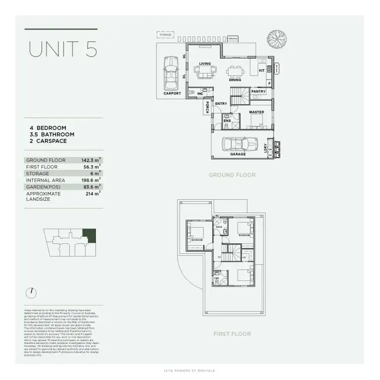 Floorplan of Homely townhouse listing, 5/12-14 Powers Street, Donvale VIC 3111