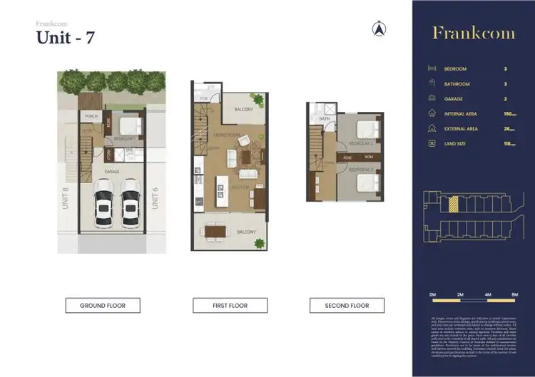 Floorplan of Homely townhouse listing, 7/4-6 Frankcom Street, Blackburn VIC 3130