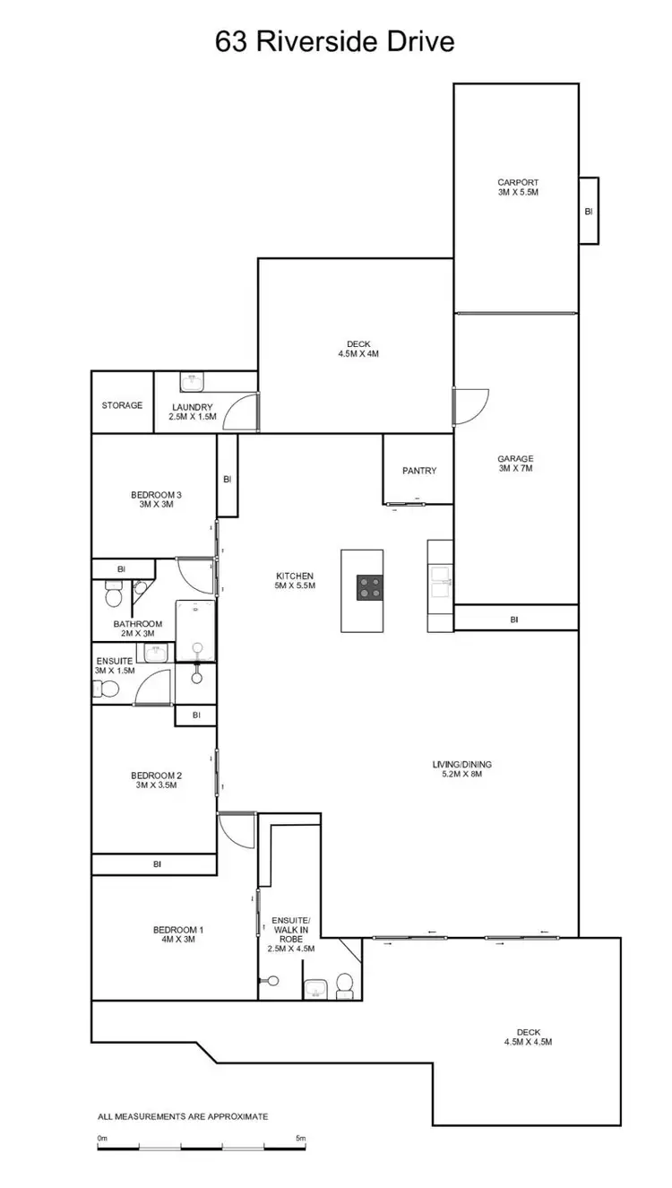 Floorplan of Homely house listing, 63 Riverside Drive, Wooli NSW 2462