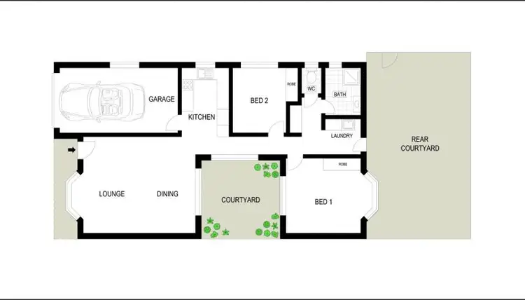 Floorplan of Homely villa listing, 154/2 Peregrine Dr, Wurtulla QLD 4575