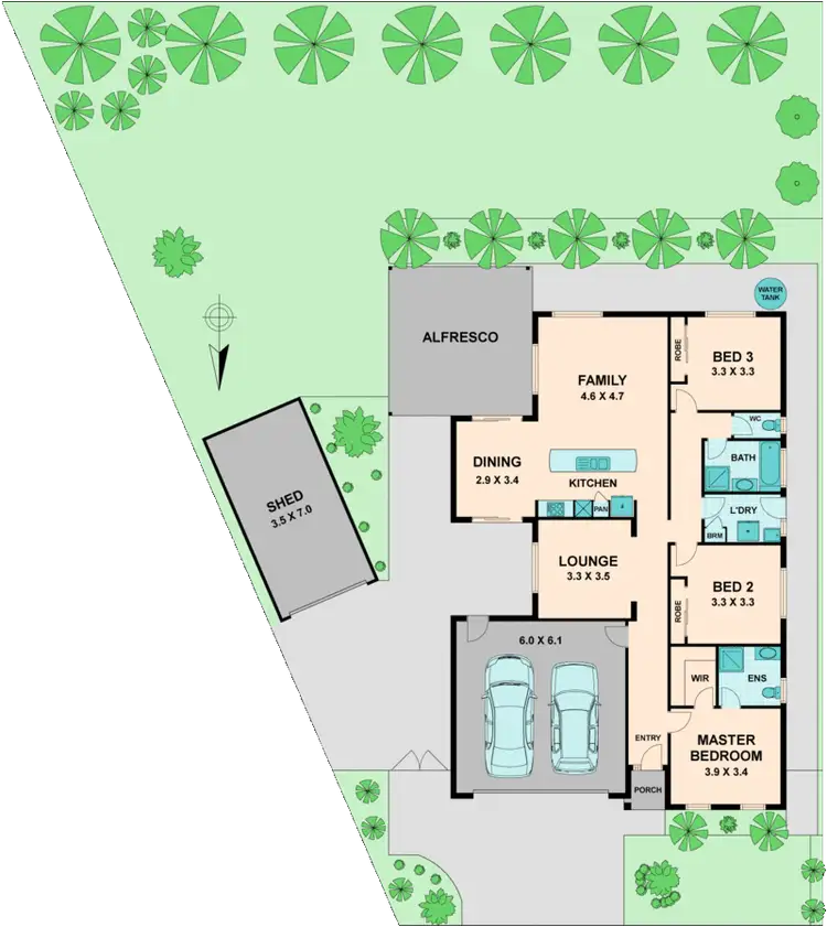 Floorplan of Homely house listing, Address available on request
