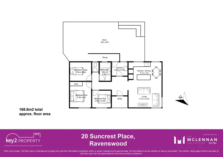 Floorplan of Homely house listing, 20 Suncrest Place, Ravenswood TAS 7250