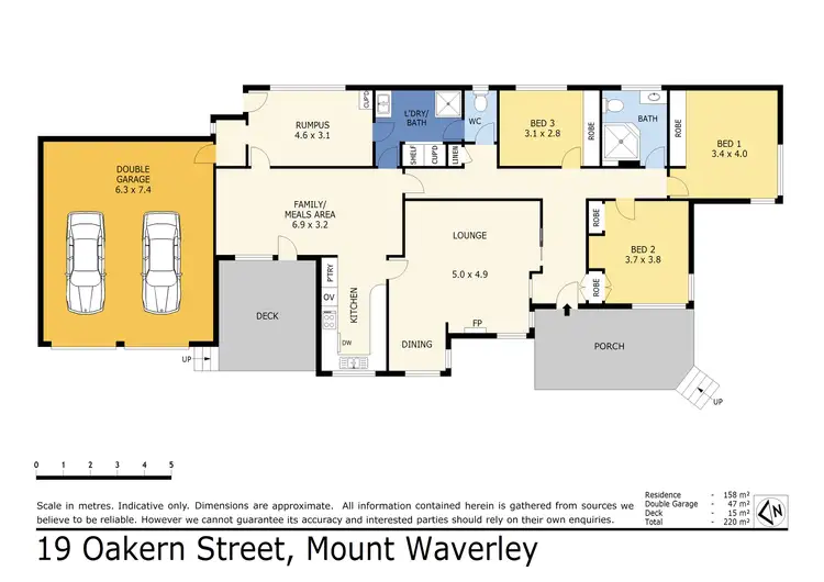 Floorplan of Homely house listing, 19 Oakern Street, Mount Waverley VIC 3149