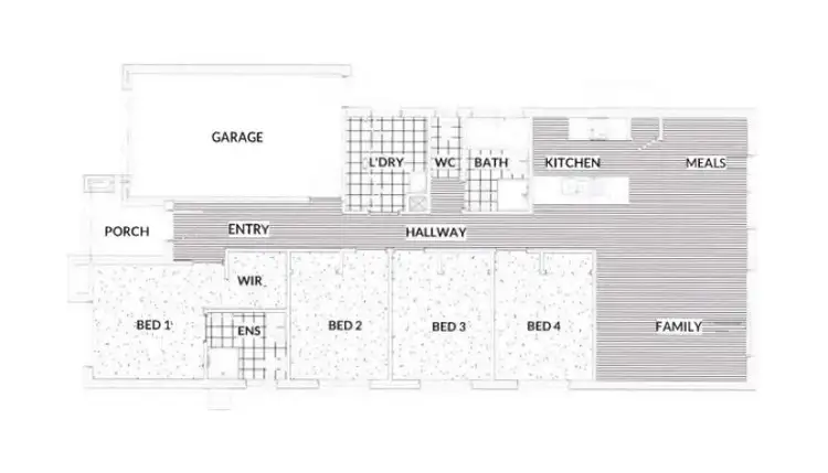 Floorplan of Homely house listing, 8 WHISPER STREET, Portarlington VIC 3223